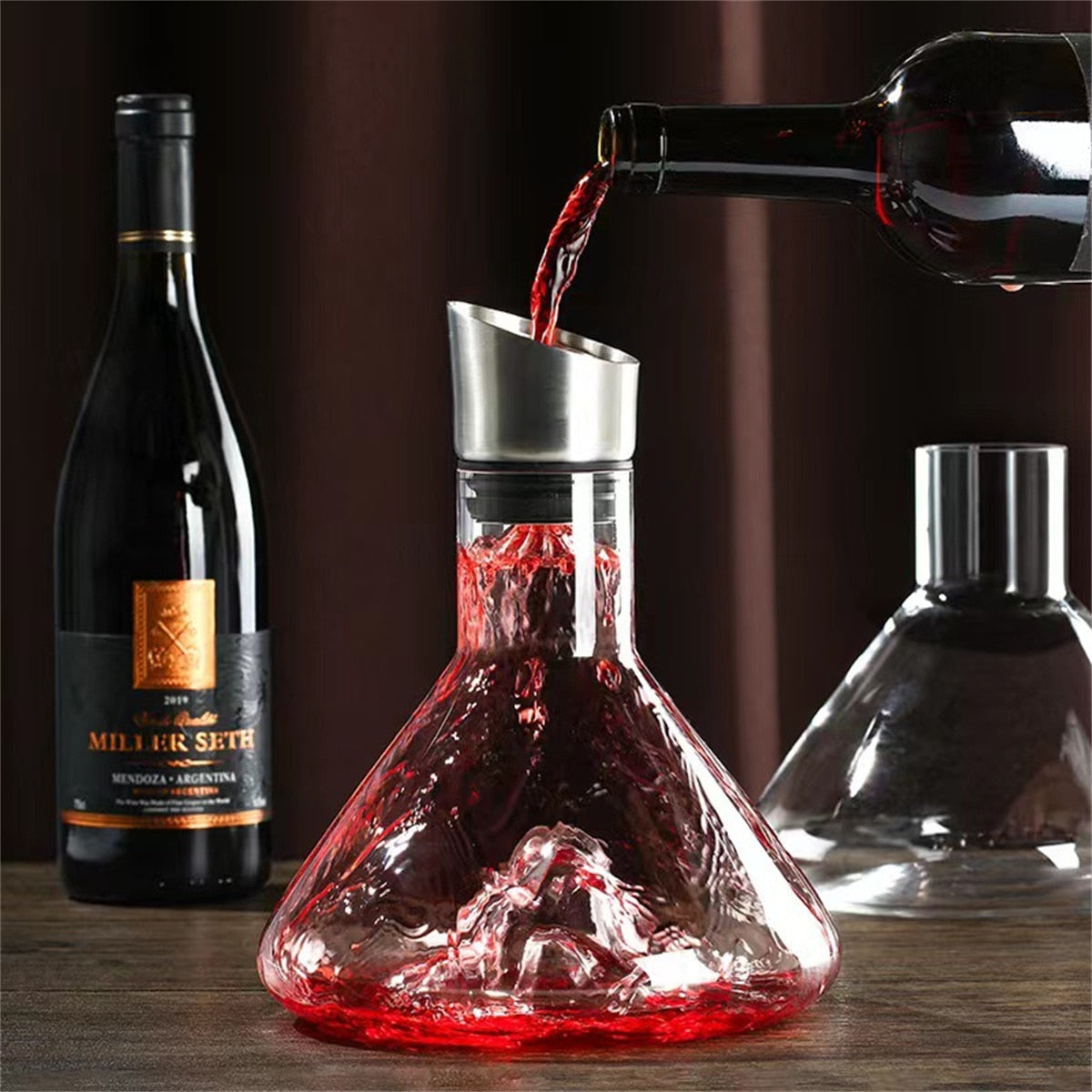 Mountain Crystal Wine Decanter
