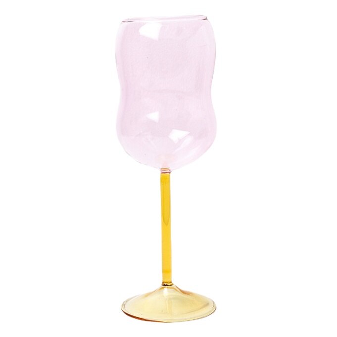 Two-Tone Borosilicate Wine Glass 300ml