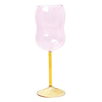 Two-Tone Borosilicate Wine Glass 300ml