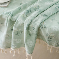 Floral Cotton Tablecloth 140cm