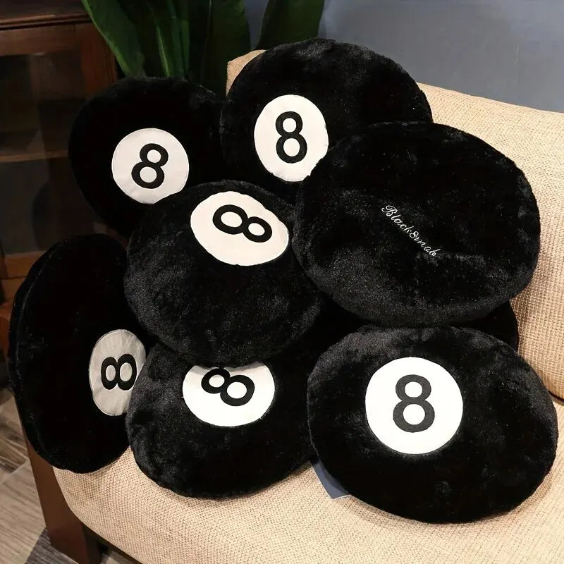 8-Ball Plush Cushion 35cm