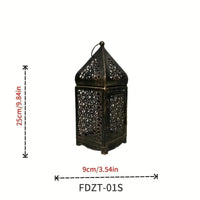 Iron Lantern Candle Holder