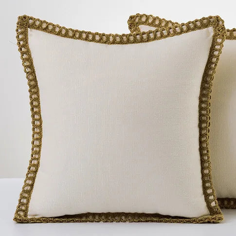 Textured Linen Blend Cushion Covers
