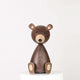 Danish Walnut Bear Family Ornament