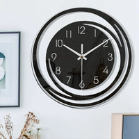 Scandinavian Black Acrylic Wall Clock