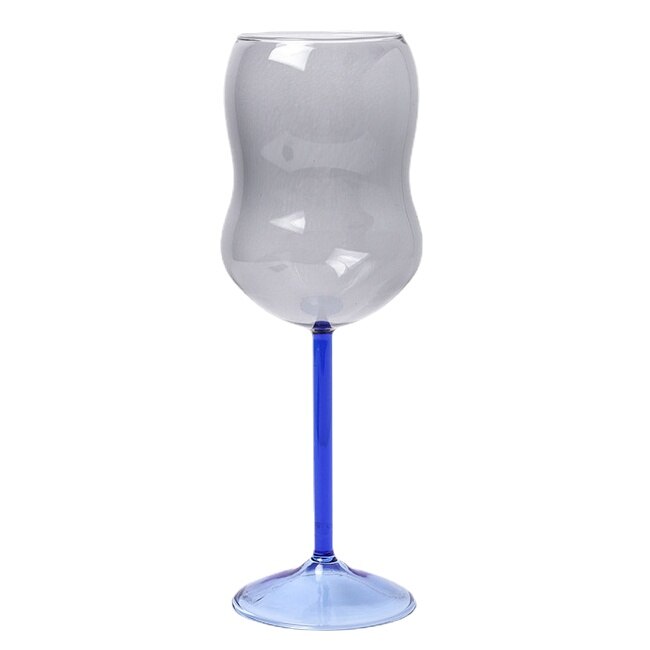 Two-Tone Borosilicate Wine Glass 300ml