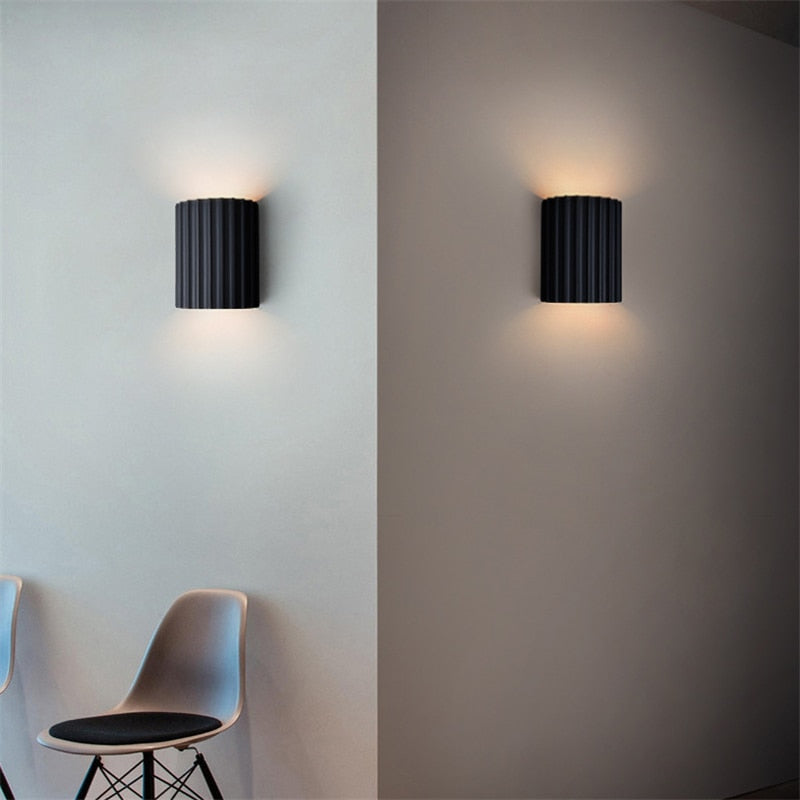 Folded Resin Wall Light