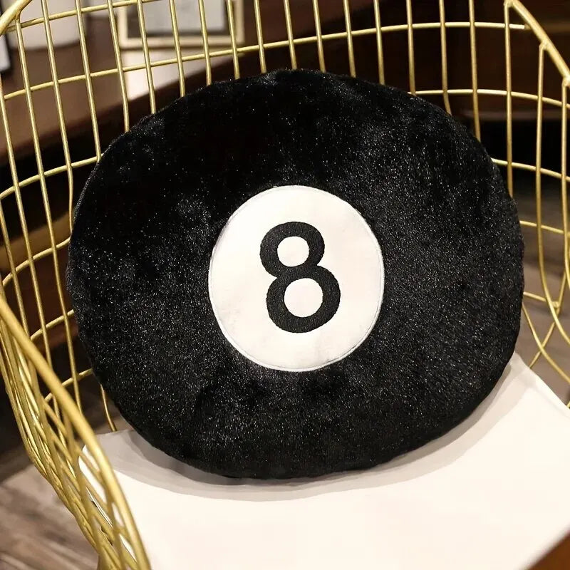 8-Ball Plush Cushion 35cm