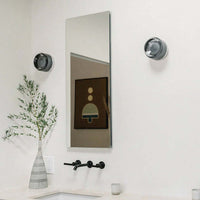 Dimpled Glass Compact Wall Light