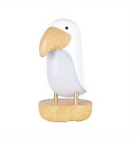 Wooden Bird Rechargeable Night Light