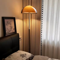 Rustina Amber Dome Floor Lamp 155cm