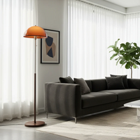 Rustina Amber Dome Floor Lamp 155cm
