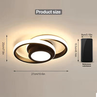 Double Ring LED Ceiling Light 27cm