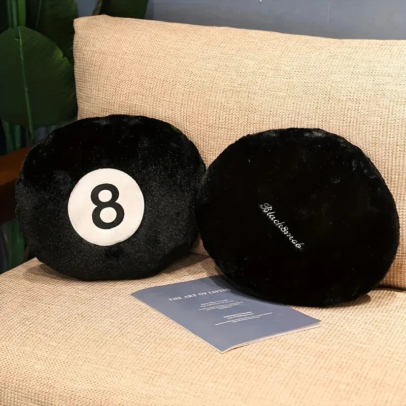 8-Ball Plush Cushion 35cm
