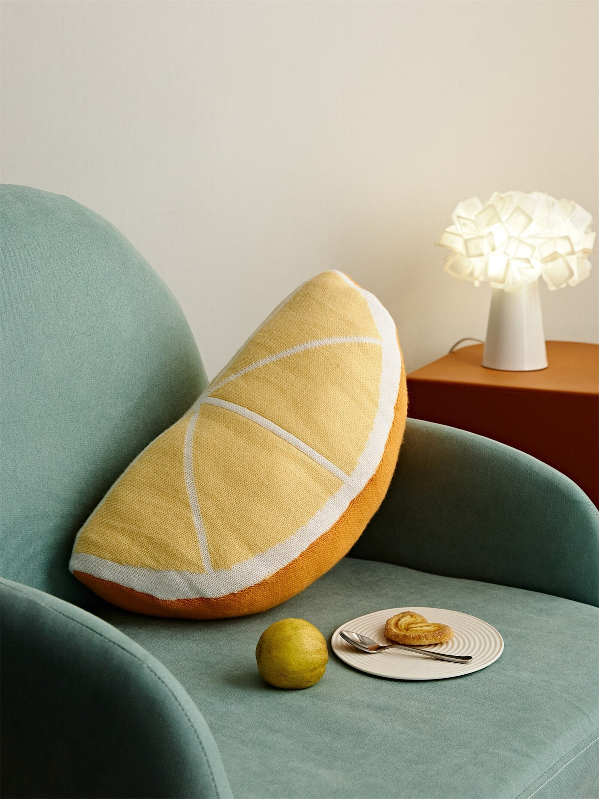 Fruit Print Bolster Cushion