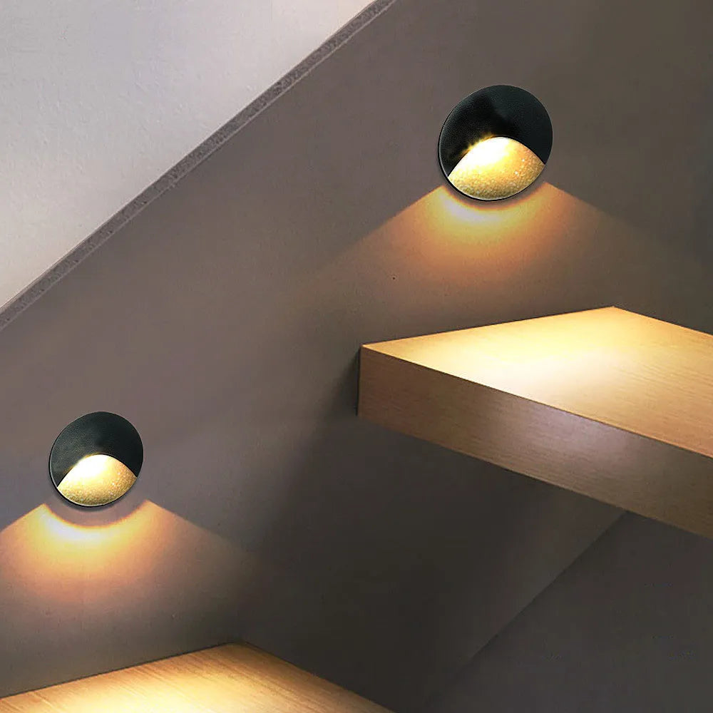 Recessed IP65 Step Light 85mm