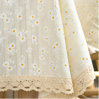 Floral Cotton Tablecloth