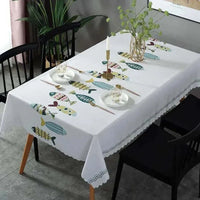 Wipe Clean Water Motif Tablecloth
