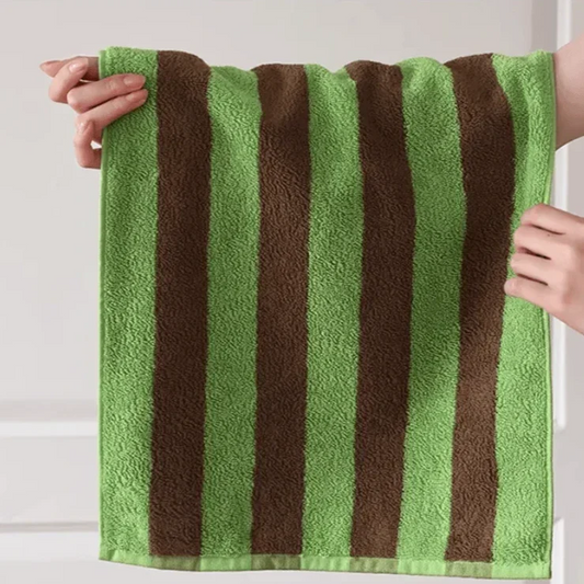 Retro Stripe Chunky Cotton Towel