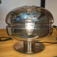 Tinted Glass Dome Table Lamp