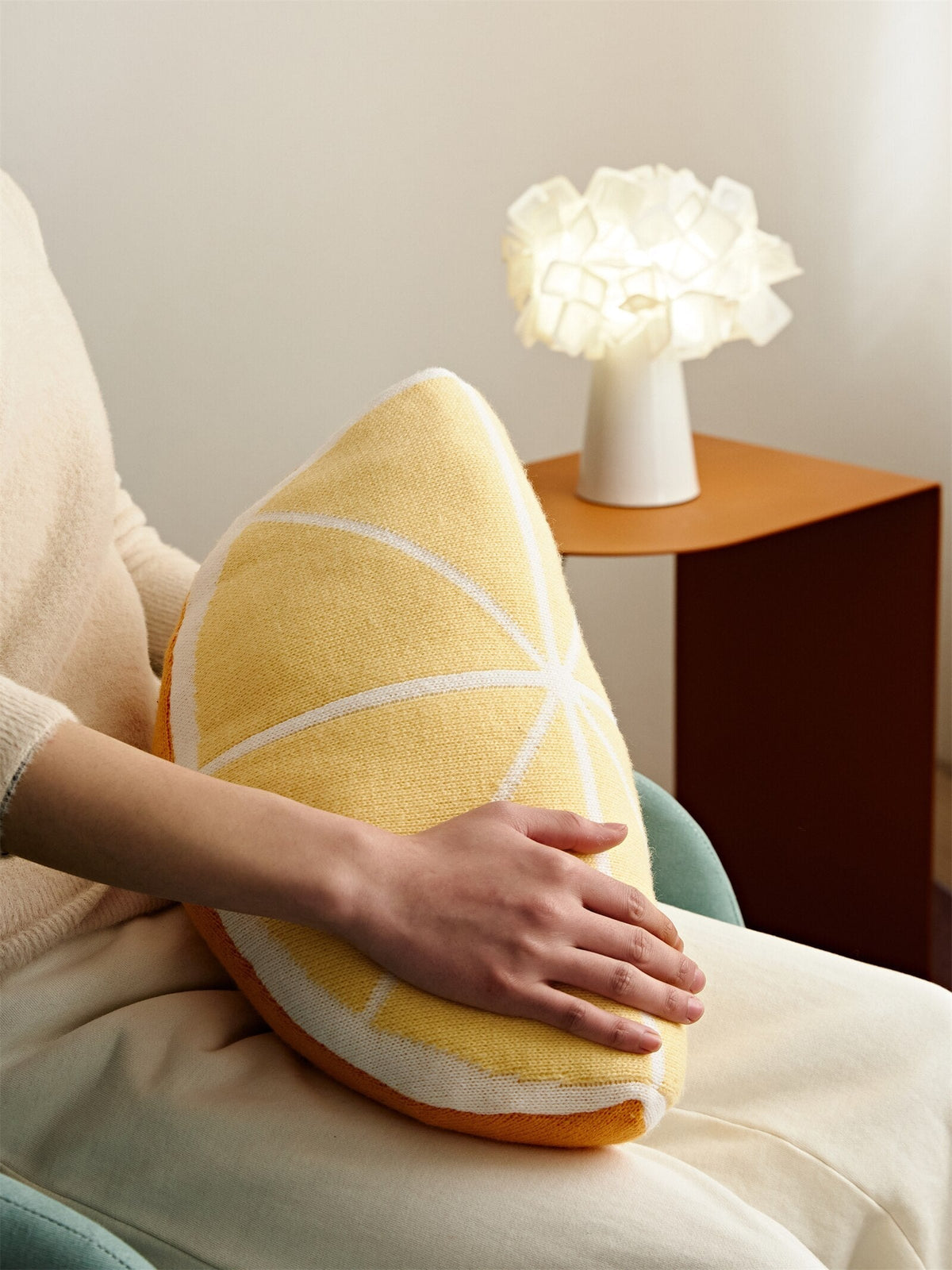 Fruit Print Bolster Cushion