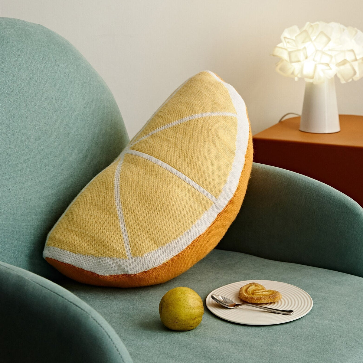 Fruit Print Bolster Cushion