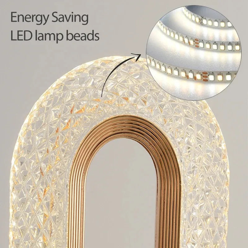 Crystal-Effect Cordless Night Light