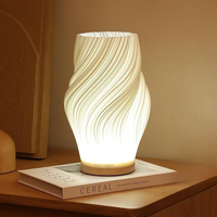 Swirl Form LED Table Lamp 22cm