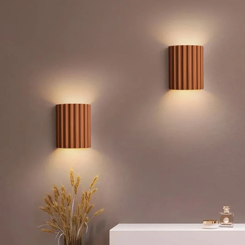 Sculpted Resin Wall Light