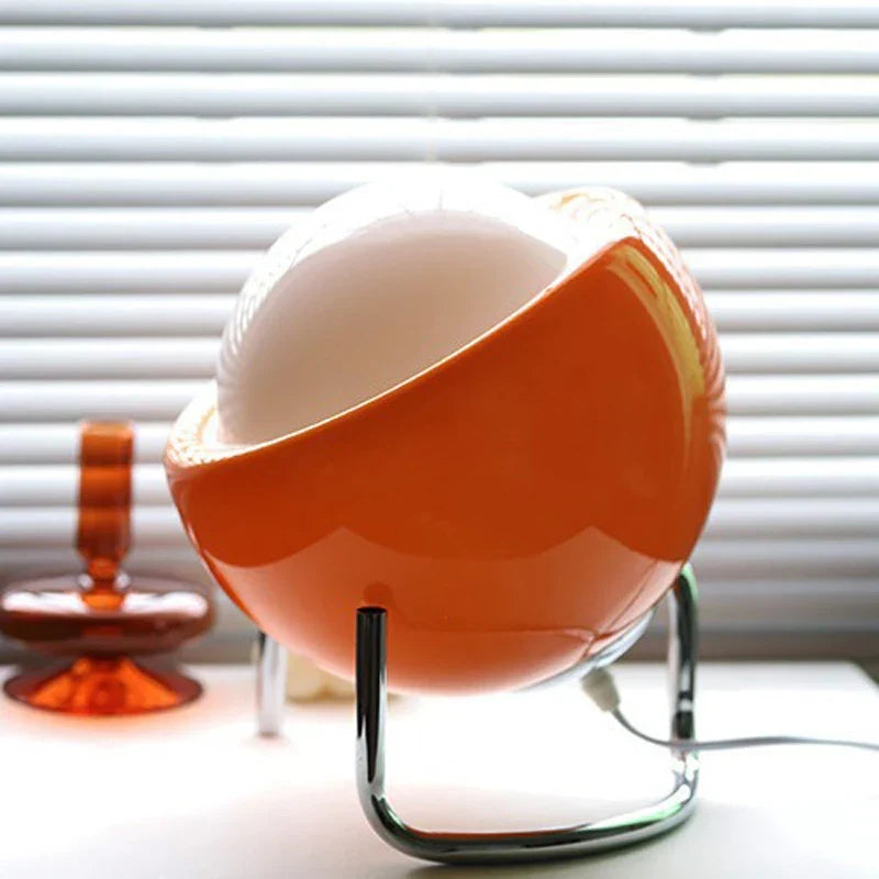 Glass and Steel Table Lamp 25cm