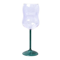 Two-Tone Borosilicate Wine Glass 300ml