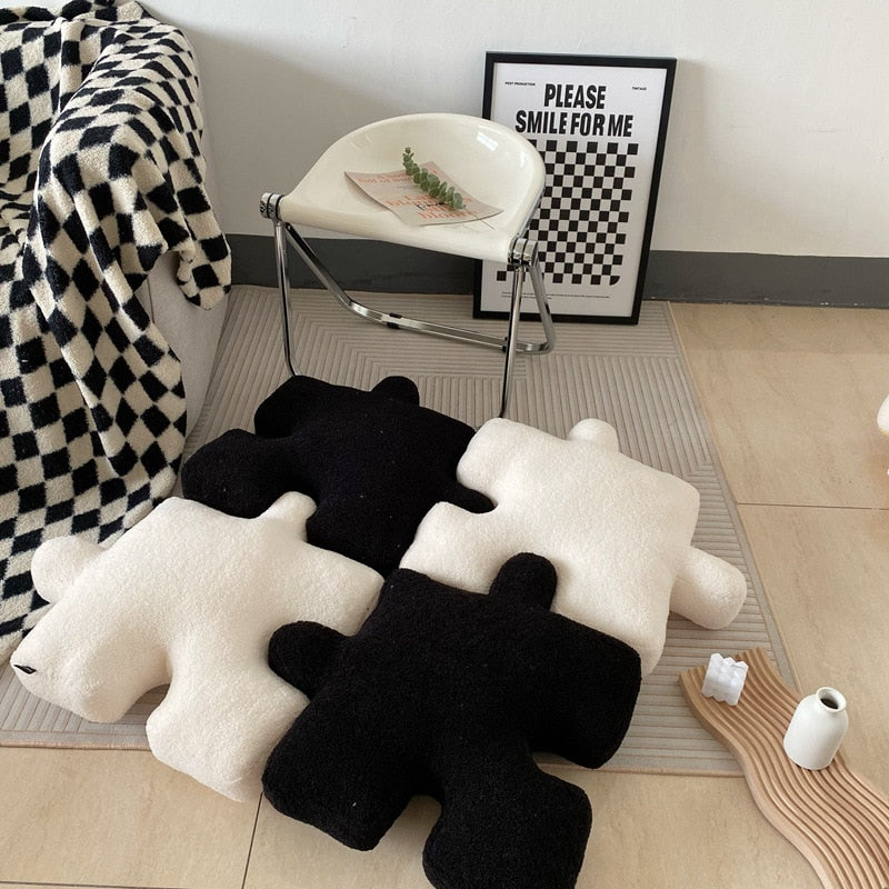 Puzzle Block Wool Cushion 50cm