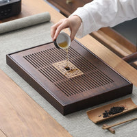 Bamboo Draining Tea Tray