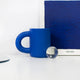Solid Colour Ceramic Mug with Spoon