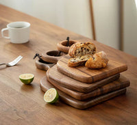 Double-Sided Walnut Serving Board