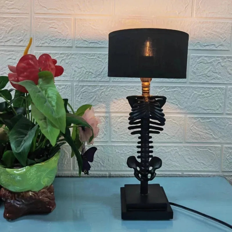 Gothic Skull Table Lamp