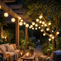 Solar Lantern String Lights