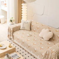 Half Arch Chenille Sofa Cover