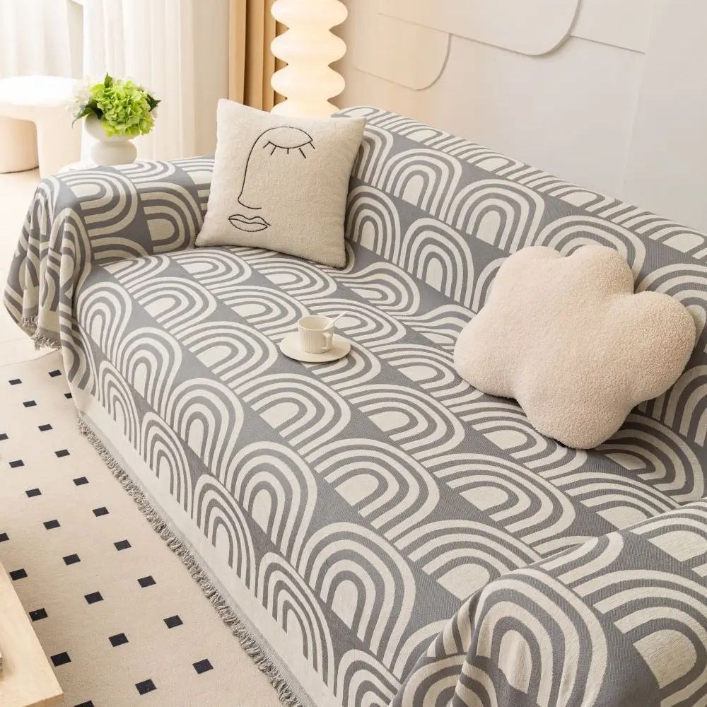 Half Arch Chenille Sofa Cover