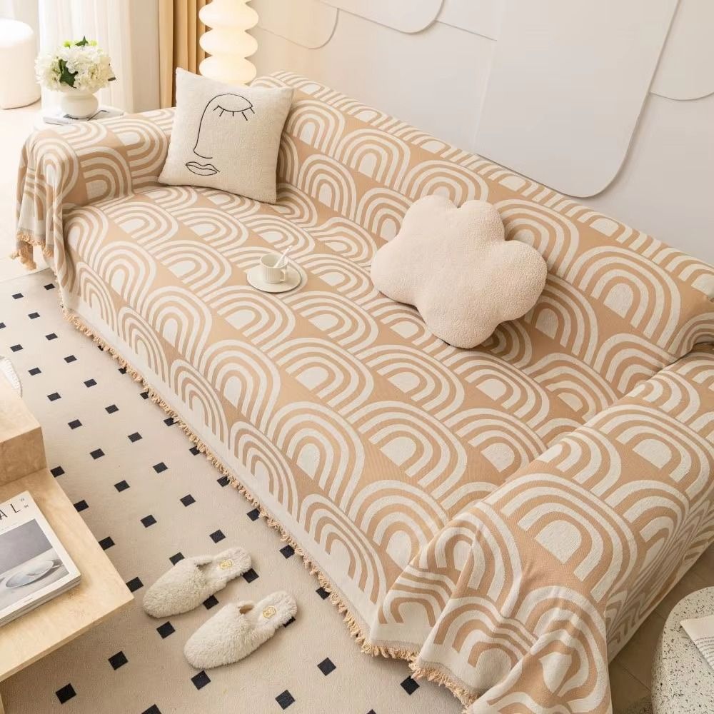 Half Arch Chenille Sofa Cover