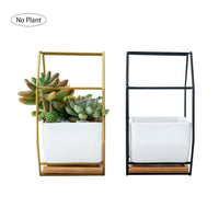Octagonal Wall Planter Shelf