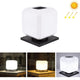 Solar Square Garden Post Light 20cm