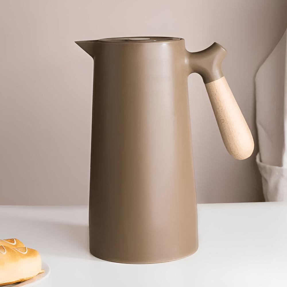 Wood Handle Thermal Carafe, 1 Litre