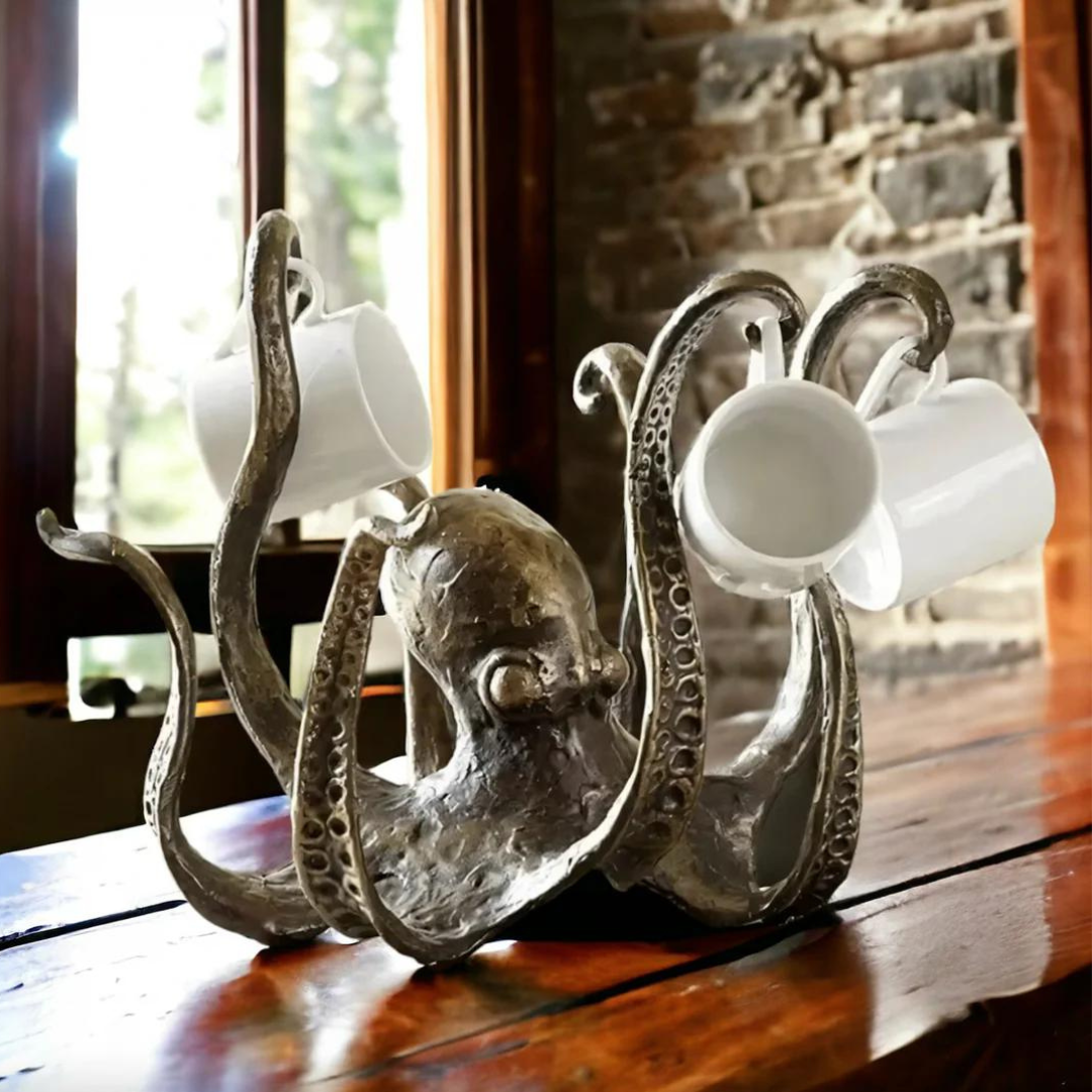 Cast Octopus Mug Tree