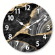 Marble-Face Wooden Wall Clock