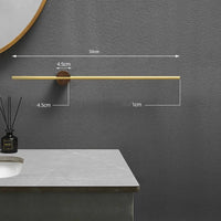 Wood and Steel Towel Rail