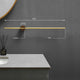 Wood and Steel Towel Rail