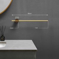 Wood and Steel Towel Rail