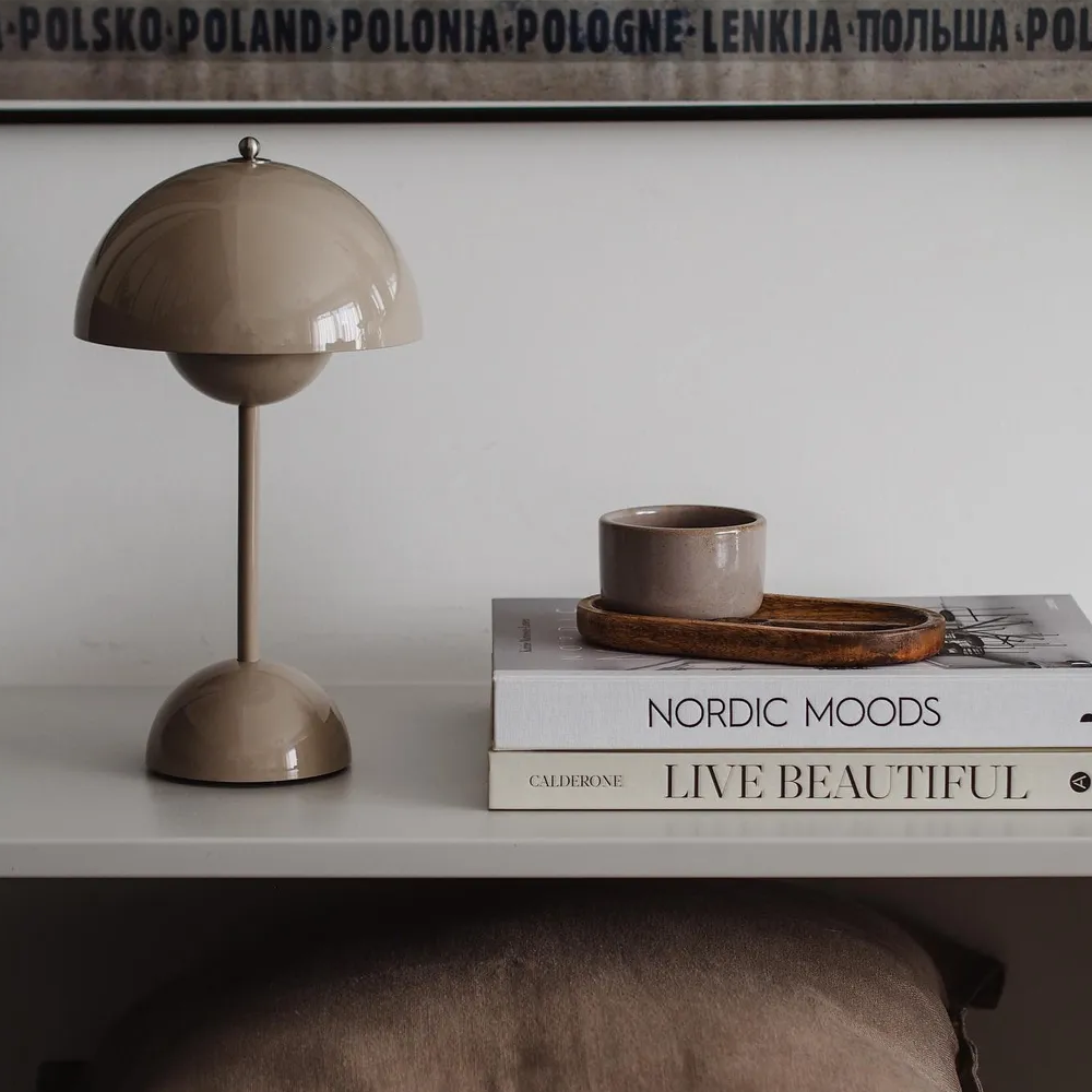 Mushroom Pod Cordless Table Lamp 28cm