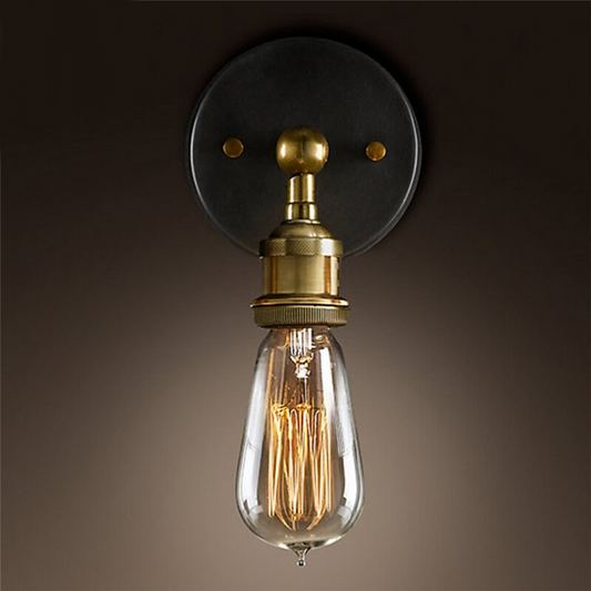 Brass Finish Country Wall Light